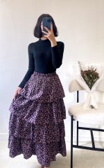 دامن طبقه ای دخترانه و زنانه کد6951