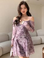 لباس پرنسسی طرح اب رنگی استر دار دخترانه و زنانه کد 7817 - Image 5
