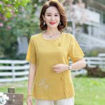 بلوز نخی طرح برجسته خامه دوزی دخترانه و زنانه کد 7939 - Image 8