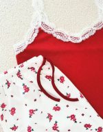 تاپ و شرتک دخترانه فانتزی بند گیپور کد 8238 - Image 2