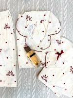ست سه تیکه راحتی کریشه بلوز آستین کوتاه و شلوار و شلوارک دخترانه و زنانه کد 8314 - Image 2