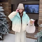 کاپشن وارداتی اسپرت مردانه و زنانه طرح آبرنگی کد 6440 - Image 2