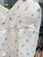 ست دو تیکه راحتی تاپ کاپدار و شورتک موسلین وارداتی دخترانه و زنانه کد 9050 - Image 2