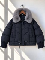 کاپشن برزنت دخترانه و زنانه کد  9588 - تصویر 5