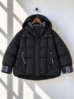کاپشن برزنت چهارخونه دخترانه و زنانه کد 9590