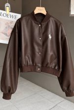 بامبر چرم polo دخترانه و زنانه کد 9716L - تصویر 2