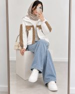 بامبر کلاه دار از برند گوچی از جنس بارونی دخترانه و زنانه کد 9720L - تصویر 2