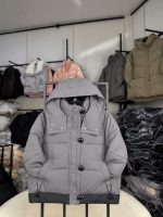 کاپشن کلاهدار پفکی دخترانه و پسرانه کد 9854 - تصویر 3